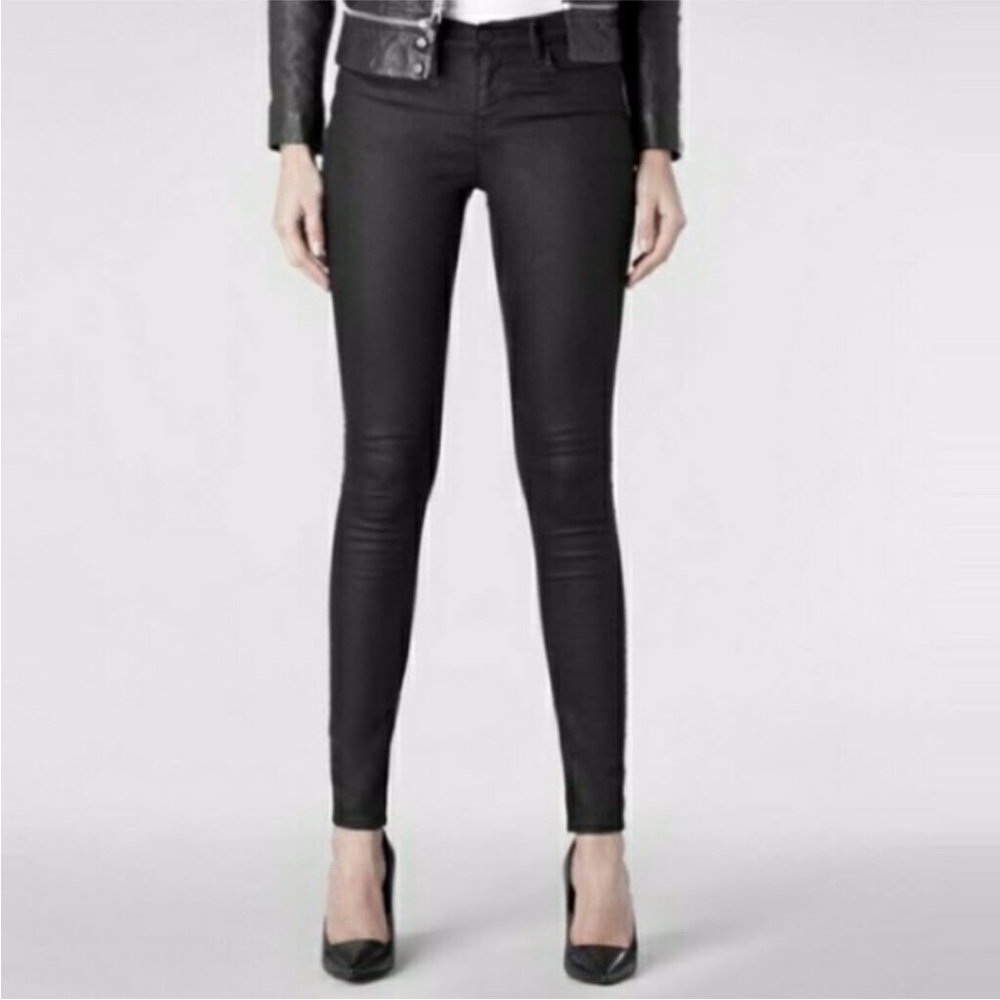 All Saints Jet Black Skinny Jeans